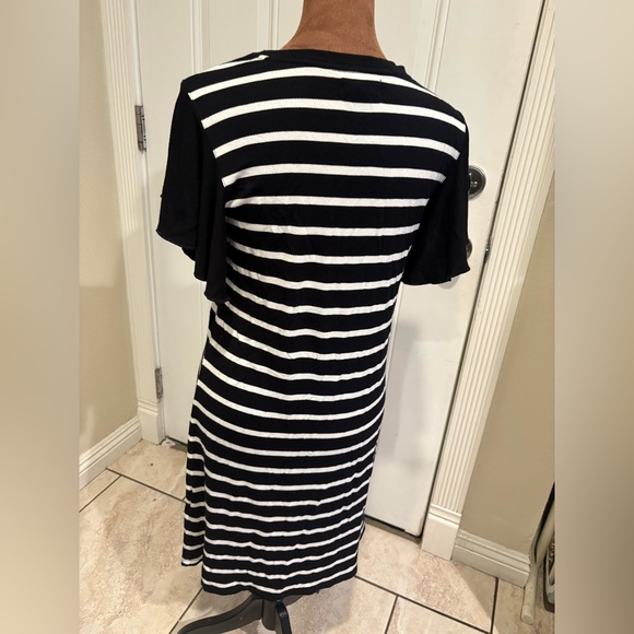 Cupio Black and White Striped Top - Picture 3 of 5